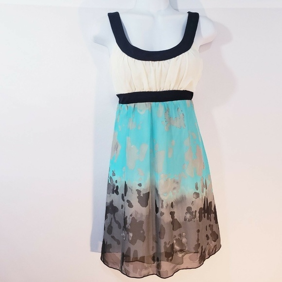 La Belle DRESS Womens Size 9 Sleeveless Empire Fla - Picture 4 of 8